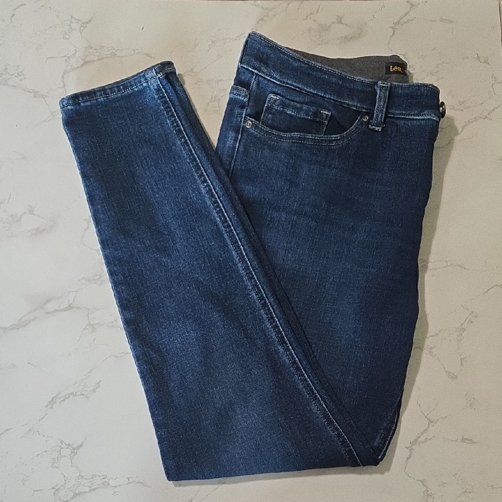 Lee Women's Skinny Jeans - Dark Blue